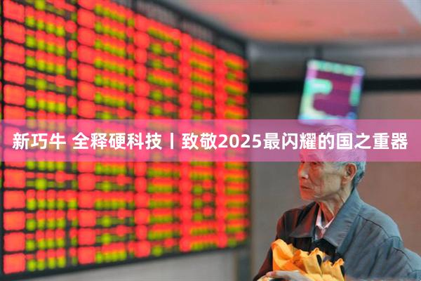 新巧牛 全释硬科技丨致敬2025最闪耀的国之重器